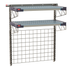 Thumbnail image #4 for Metro SmartWall Life Wall-Mounted Station Base Kit with 24 x 36 Wire Grid and Two 18 x 36 MetroMax 4 Grid Mat Shelves