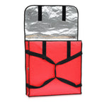 Thumbnail image #2 for New Star Foodservice Inc. 50110 Insulated Pizza Delivery Bag, Red, 22"W x 22"D x 5"H Case of 5