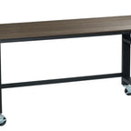Thumbnail image #2 for Cal-Mil Vista 28619-72-140 Rectangular HDPE Table, 72 x 28 x 35 in, Mocha, Indoor/Outdoor