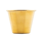 Thumbnail image #1 for TableCraft Products 12823 Round Tapered Stainless Steel Ramekin, 2-1/2 oz., Gold PVD Finish Case of 12