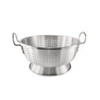 Thumbnail image #1 for CAC China ALCL-16SL 16 Qt Aluminum Colander, 16" Diameter, Round, Footed, Loop Handles Case of 4