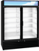 Thumbnail image #5 for Hoshizaki RM-49-HC-BLK Two-Section Reach-In Glass Door Merchandiser Refrigerator, Black, 42.61 Cu. Ft.