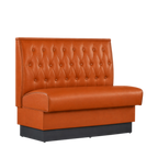 Thumbnail image #1 for ATSMFG ATS AT&S-AS-W36-BT GR7 William Standard Booth, single, 48" long x 36" high, Sewn Button-tuft back, removable sinuous spring seat with