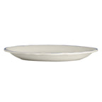 Thumbnail image #2 for Steelite International HL Ivory HL52563929 Oval China Platter, 10" x 7.75", Styleline Blue, Scalloped Edge Case of 2 Dozen