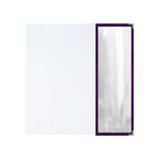 Thumbnail image #1 for Risch SEWNAAP 4.25X14/8.5X14-NYLON Sewn Nylon Menu Add-A-Page Insert with Clear Pocket, 4.25 x 14 in for 8.5 x 14 in Menu Case of 24
