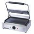 Thumbnail image #2 for Adcraft Commercial Countertop Electric Panini Grill, Single, Smooth Cast Iron Plates, 13.25 x 9.25 Inch Surface