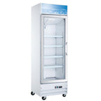 Thumbnail image #1 for USR Brands Coldline D12-W-L Commercial Freezer Merchandiser, Left-Hinged Glass Door, 1 Section, 13 cu. ft., Black