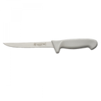 Thumbnail image #1 for Libertyware Gladiator GS-BNK8 8-Inch Stiff Boning Knife, Forged High-Carbon Stainless Steel, White Plastic Handle Case of 60