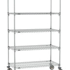 Thumbnail image #1 for Metro Super Erecta SA-1830C-80-M5 Super Adjustable Mobile Wire Shelving Unit, 30"W x 18"D x 80"H, 800 lb. capacity per shelf, 1200 lb. capacity per