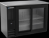 Thumbnail image #2 for Beverage-Air 48-Inch Two-Section Food-Rated Back Bar Refrigerator with Sliding Glass Doors, Black
