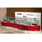 Thumbnail image #2 for GTI Designs Passion PACEE-90 Curved Refrigerated Bakery/Pastry/Deli Display Case, 52.6"W, 90° External Angle, 2 Shelves, Self-Contained
