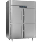 Thumbnail image #1 for Victory Refrigeration UltraSpec™ RFS-2D-S1-EW-PT-HD-HC Two-Section Pass-Thru Refrigerator/Freezer, Self-Contained, Stainless Steel, Solid Doors
