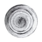 Thumbnail image #1 for G.E.T. Van Gogh - EGS D1115R-BD Round Black Melamine Plate, 11" Diameter x 1-1/2"H Case of 6