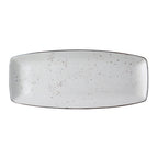 Thumbnail image #1 for Tableware Solutions USA Rustics by Continental 32CURV193-01 Rectangular China Platter, 13-3/4" x 7-3/4", Curved Edge, White Case of 12
