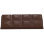 Thumbnail image #1 for JB Prince K604 Chocolate Bar Mold, 6-Cavity, 2" x 4-1/4", Rigid Polycarbonate, Opaque