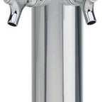 Thumbnail image #5 for Micro Matic USA 1689 Air-Cooled Single 3-Inch Column Beer Draft Tower, 2 Faucets, Polished Stainless Steel, Countertop Mount