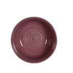 Thumbnail image #1 for CAC China Tango TG-18-PLM Porcelain Embossed Salad Bowl, 15 oz, 5-7/8" Diameter, Plum Case of 3 Dozen