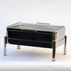 Thumbnail image #1 for Eastern Tabletop Ecoburner EB15506 Waterless Powered Rectangular Stainless Steel Chafing Dish with Hinged Cover