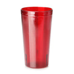 Thumbnail image #1 for New Star Foodservice Inc. 46403 16 oz Red Pebbled SAN Plastic Tumbler Case of 6 Dozen