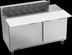 Thumbnail image #6 for Beverage-Air Two-Section Sandwich Prep Table Refrigerated Counter with 17-Inch Cutting Board, 60-Inch Wide, 12-Pan Top