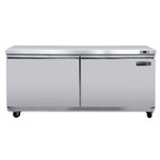 Thumbnail image #1 for Maxximum Maxx Cold MVR60UHC Undercounter Refrigerator, 60"W, 18.5 cu ft, 2 Solid Doors, Stainless Steel Exterior