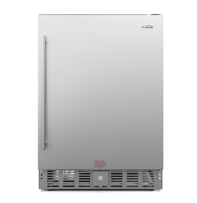 Product image #5 for KoolMore 5 Cu. Ft. One-Section Built-In Stainless Steel Undercounter Refrigerator
