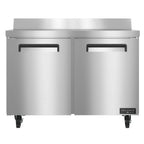 Thumbnail image #1 for Hoshizaki Valiance Series VWR48A Worktop Reach-In Refrigerator, 2-Section, 47-3/4"W, 2 Solid Doors, Rear-Mounted Refrigeration
