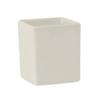 Thumbnail image #1 for Tuxton China AMU-761 Square Ceramic Ramekin, 3 oz, 2-1/8" x 2-1/2"H, Pearl White Case of 2 Dozen