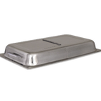 Thumbnail image #1 for Alegacy Foodservice Products Top-Shelf SH943HDC Full-Size Rectangular Stainless Steel Dome Chafer Cover with Handle Case of 3