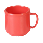 Thumbnail image #1 for Thunder Group CR9035RD 10 oz Orange Melamine Plastic Mug Case of 5 Dozen