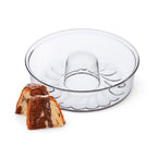 Thumbnail image #1 for Kadra Kitchenware Simax SX-5221 Glass Bundt Pan, 10.25 in, 2.1 qt, Shallow Case of 6