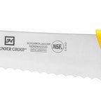 Thumbnail image #1 for Thunder Group SLKF510 10-Inch Stainless Steel Bread Knife with Soft-Grip Plastic Handle Case of 6