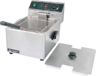 Product image #3 for Admiral Craft DF-6L Countertop Single Tank Electric Deep Fryer, 6 Liter, 120V