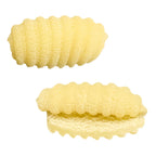 Thumbnail image #1 for Arcobaleno Pasta Equipment AEX30STELLA#196 Pasta Extruder Die, 25mm, Ridged Gnocchetti Sardi, Bronze