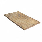 Thumbnail image #1 for G.E.T. Transform 15004073036 Rectangular Melamine Serving Tray, Wood Grain, 13-3/4"L x 8-1/4"W x 1-1/10"H Case of 5