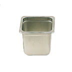 Thumbnail image #1 for Thunder Group STPA2166 1/6 Solid Steam Table Pan, 6" Deep, Anti-Jam, 22 Gauge 18/8 Stainless Steel Case of 48