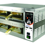Thumbnail image #1 for Nemco Food Equipment 6070P-TF Pass-Through Dry/Moist Hot Food Warmer, 2-High x 2-Wide, Stainless Steel, Digital Controls