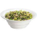 Thumbnail image #1 for TableCraft Products CW3120LG Round Coated Cast Aluminum Salad Bowl, 10 qt, 18-3/4" Diameter, Wide Rim, Lime Green