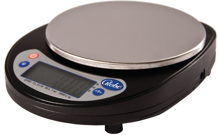 Product image #8 for Globe GPS5 Compact Digital Portion Control Scale with Ingredient Bowl, 5 lb Capacity