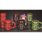 Thumbnail image #2 for Libbey Tiki TTB-20 Ceramic Tumbler, 20 oz, Brown