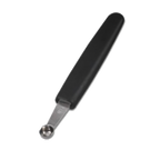 Thumbnail image #1 for JB Prince Mercer D532 Melon Baller, 5-1/2"L, 2/5" Bowl, Stainless Steel with Black Plastic Handle