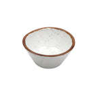 Thumbnail image #1 for G.E.T. Rustic Mill B-3-RM 3 oz Beige Melamine Ramekin, 3-1/4" Diameter x 1-1/4"H Case of 6 Dozen
