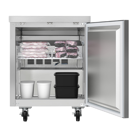 Product image #6 for KoolMore 27-Inch One-Door Commercial Undercounter Freezer