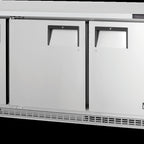 Thumbnail image #5 for Everest Refrigeration ETBF3 Three-Section Stainless Steel Worktop Freezer, 22 Cu. Ft., 71-1/8 in. Wide, Self-Contained