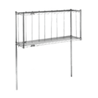 Thumbnail image #1 for Eagle Group BRT8 Table-Mounted Chrome-Plated Boat Rack, 96"W x 14"D x 54"H, 2 Shelves with S-Hooks