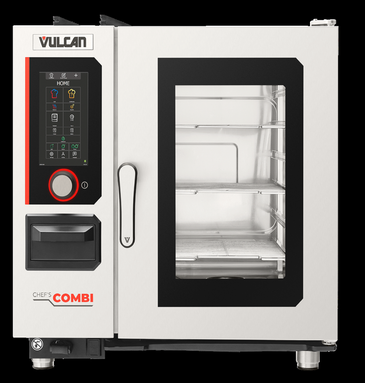 Product image #3 for Vulcan Chef'sCombi 61G Gas 6-Level Half-Size Steam Generator Combi Oven