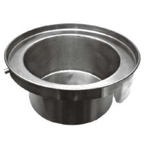Thumbnail image #1 for GSW PT-2317 Wok Range Soup Pot, 23-5/8" Top Diameter, 16-1/2" Bottom Diameter, 8" Deep, 1-1/2" Drain Opening, 16-Gauge Stainless Steel