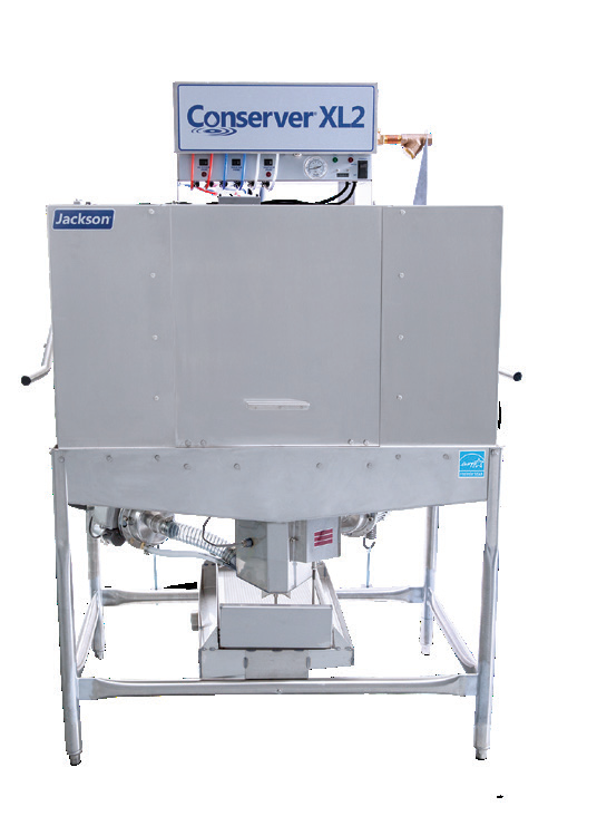 Product image #5 for Jackson Conserver® XL2 Double-Rack Door-Type Dishwasher, Low-Temp Chemical Sanitizing, Straight-Thru, Approx. 82 Racks/Hour