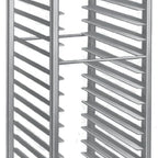 Thumbnail image #5 for Dinex DXPRIA69182620 Roll-In Refrigerator Rack, 20-Pan, Aluminum, Front & Rear Loading, 5-Inch Casters