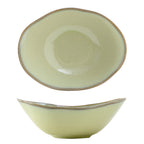 Thumbnail image #1 for Tuxton China Artisan GAS-403 Ceramic Oblong Asian Soup Bowl, 20 oz, 8" 1 Dozen
